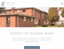Tablet Screenshot of ellicottpark.com